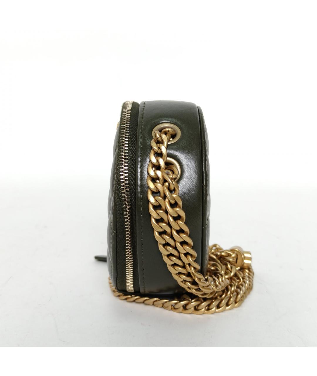 CHANEL Зеленая кожаная сумка через плечо, фото 4