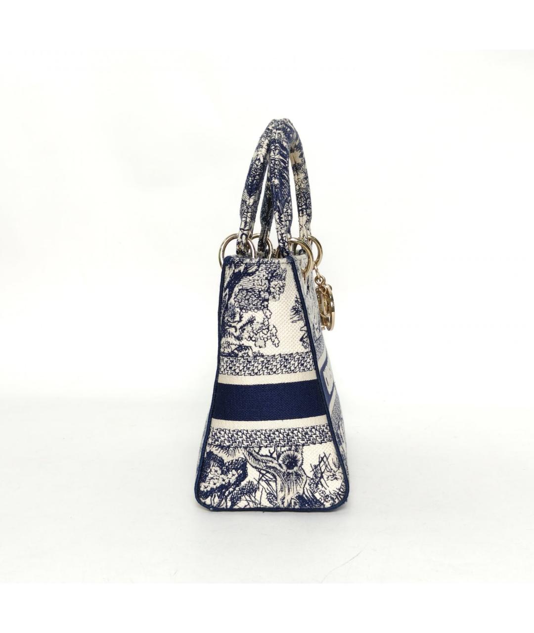 CHRISTIAN DIOR Темно-синяя сумка через плечо, фото 5