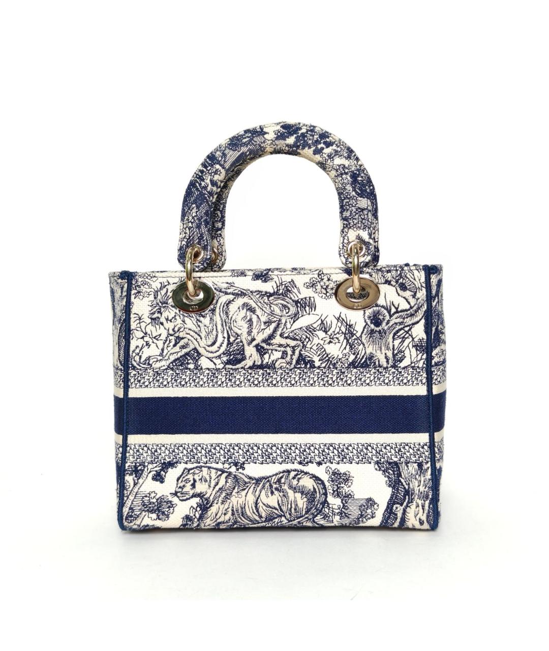 CHRISTIAN DIOR Темно-синяя сумка через плечо, фото 4