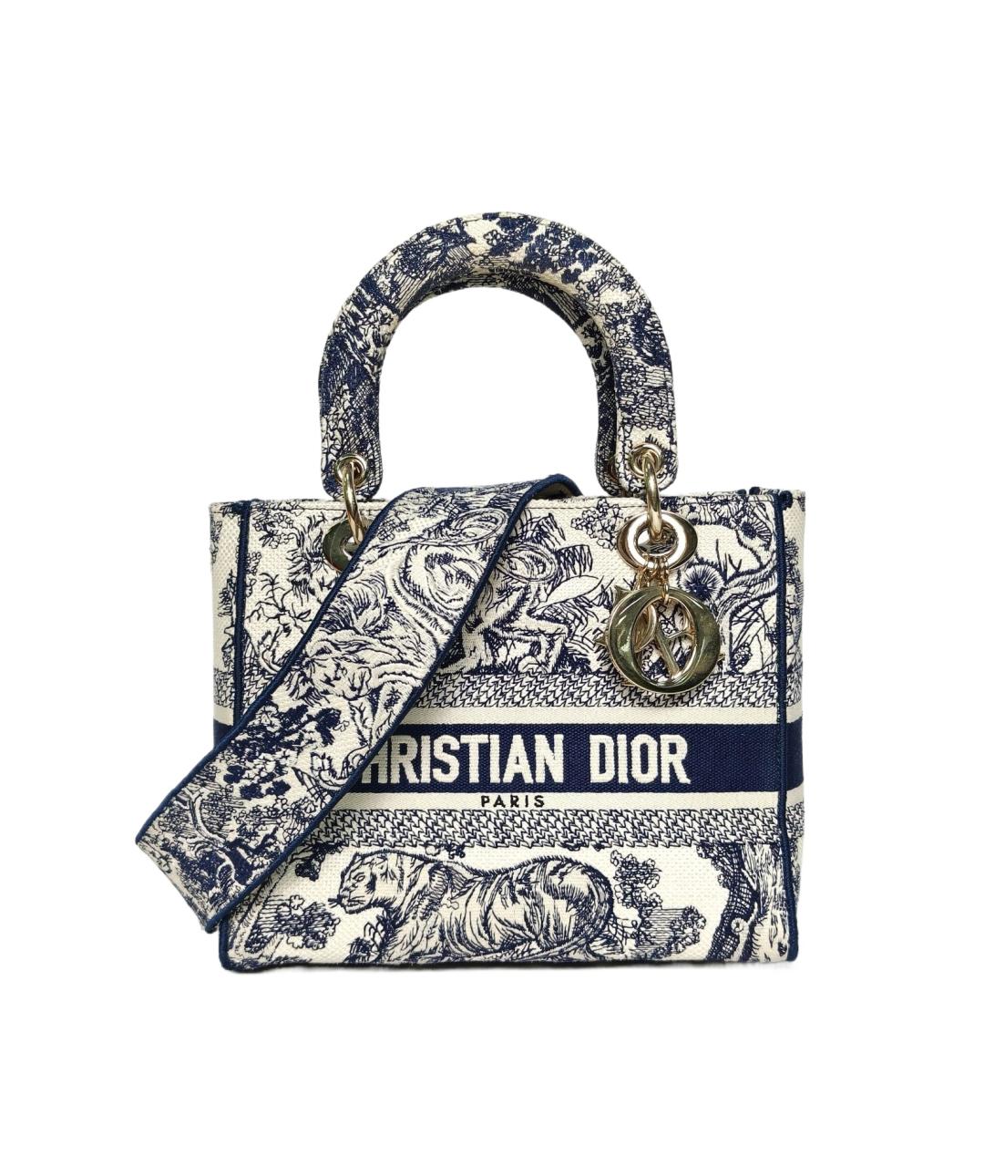 CHRISTIAN DIOR Темно-синяя сумка через плечо, фото 1