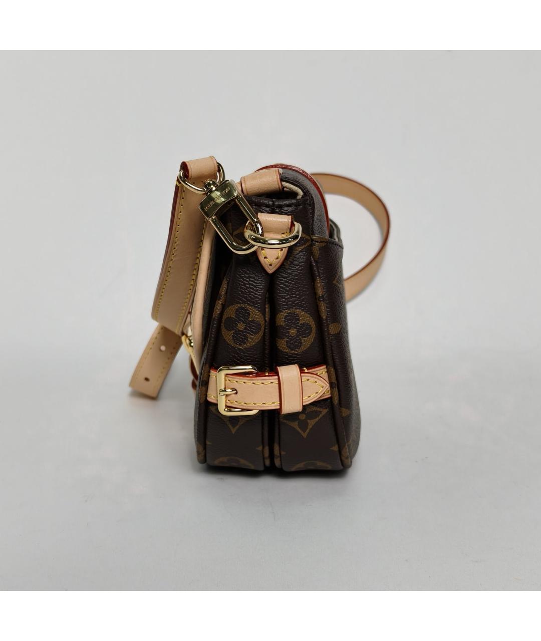 LOUIS VUITTON Коричневая сумка через плечо, фото 3