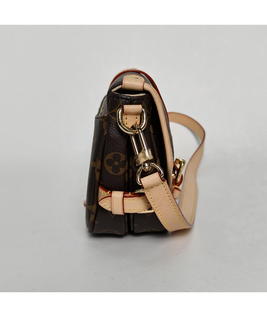 LOUIS VUITTON Коричневая сумка через плечо, фото 5