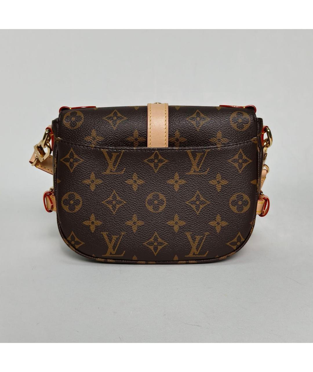 LOUIS VUITTON Коричневая сумка через плечо, фото 4