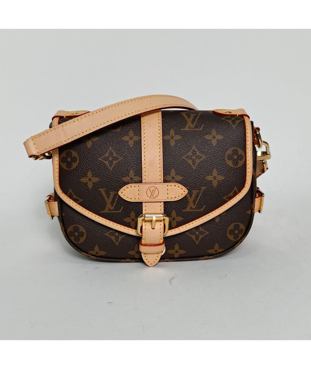 LOUIS VUITTON Коричневая сумка через плечо, фото 2