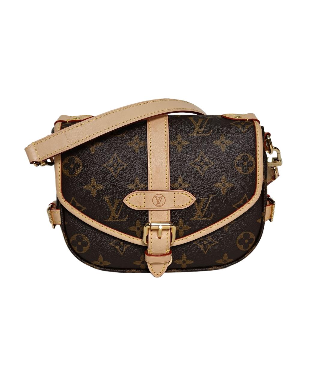 LOUIS VUITTON Коричневая сумка через плечо, фото 1