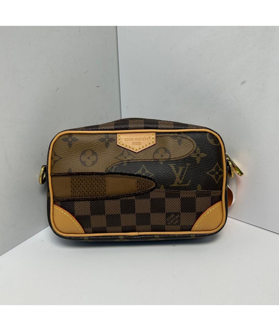 LOUIS VUITTON Коричневая сумка через плечо, фото 8