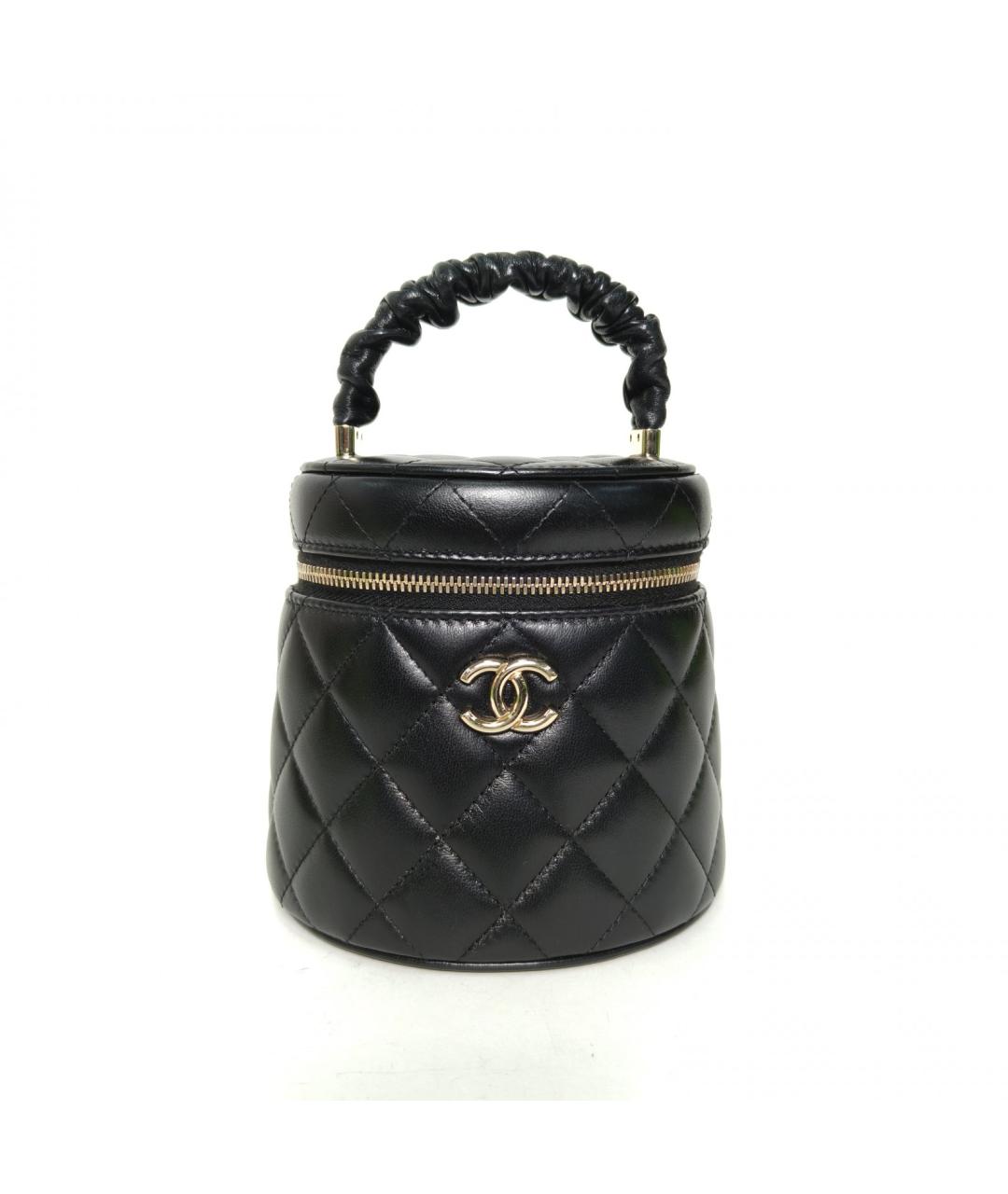 CHANEL Черная кожаная сумка через плечо, фото 2