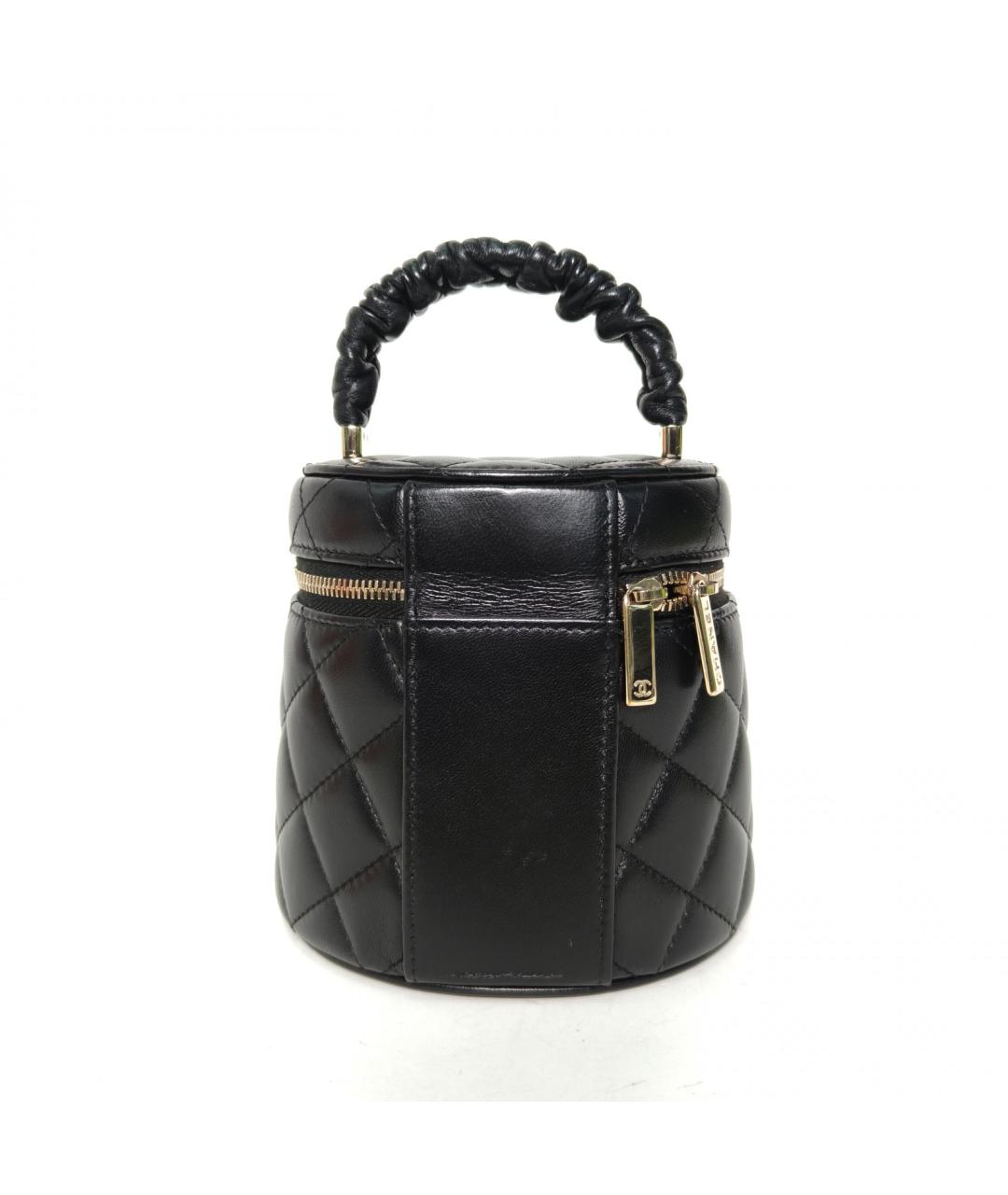 CHANEL Черная кожаная сумка через плечо, фото 4