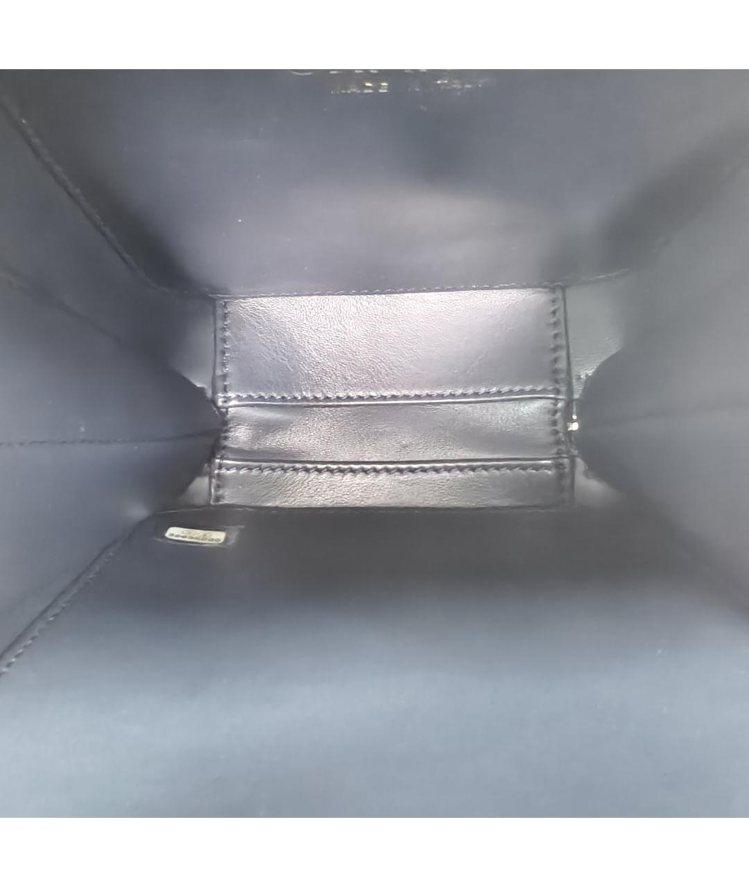 CHANEL Темно-синяя твидовая сумка через плечо, фото 8