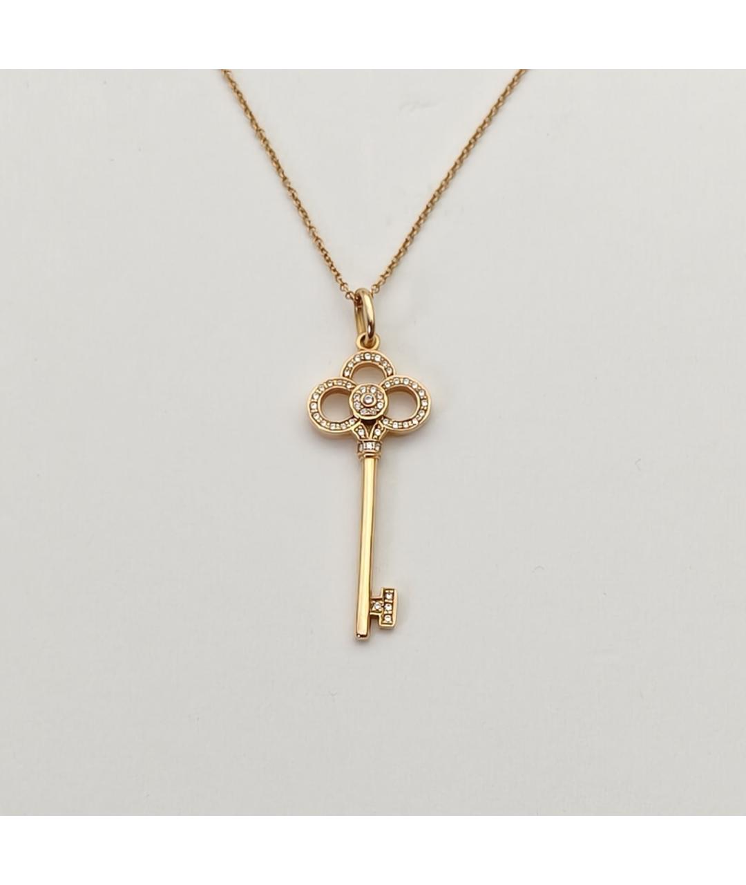TIFFANY&CO Золотая подвеска из розового золота, фото 2