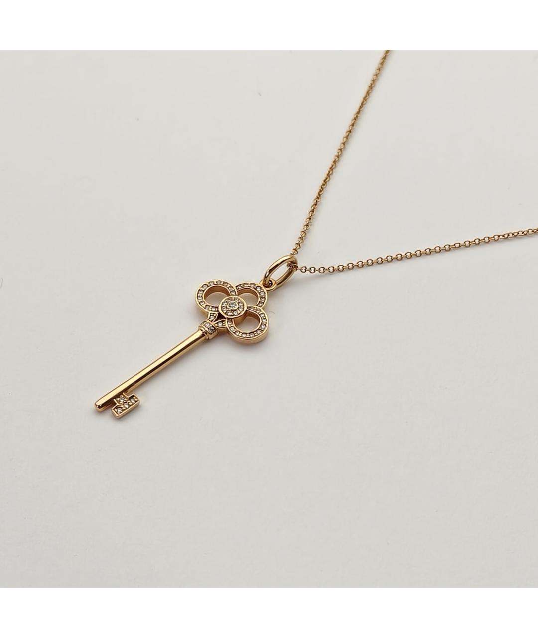 TIFFANY&CO Золотая подвеска из розового золота, фото 4