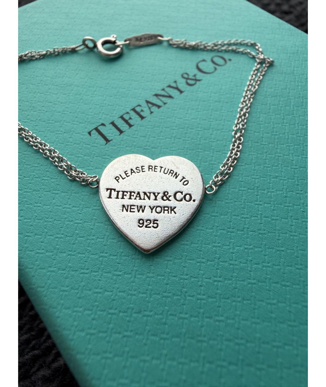 TIFFANY&CO Серебрянный серебряный браслет, фото 4