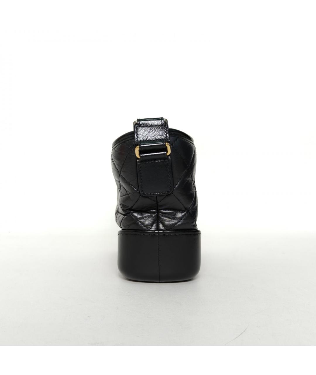 CHANEL Черная кожаная сумка через плечо, фото 3