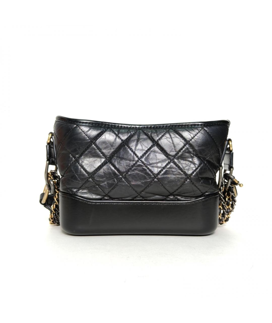 CHANEL Черная кожаная сумка через плечо, фото 4