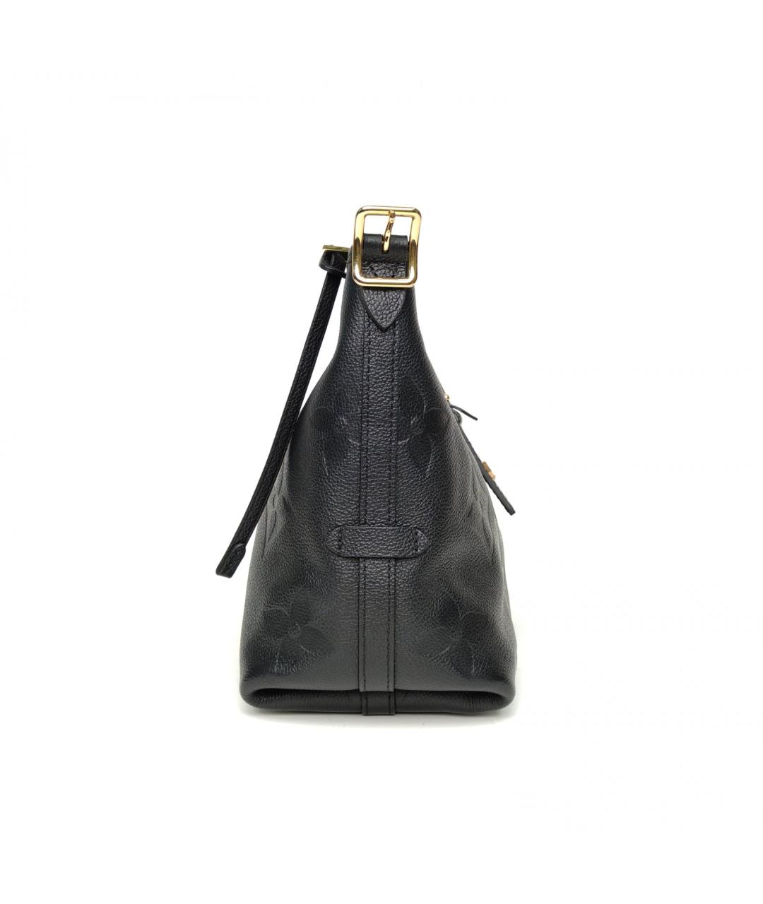 LOUIS VUITTON Черная кожаная сумка через плечо, фото 5