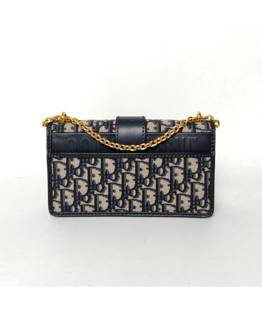 CHRISTIAN DIOR Темно-синяя сумка через плечо, фото 4