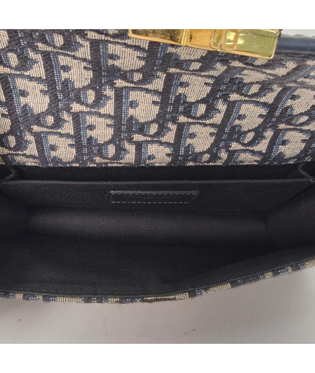 CHRISTIAN DIOR Темно-синяя сумка через плечо, фото 8