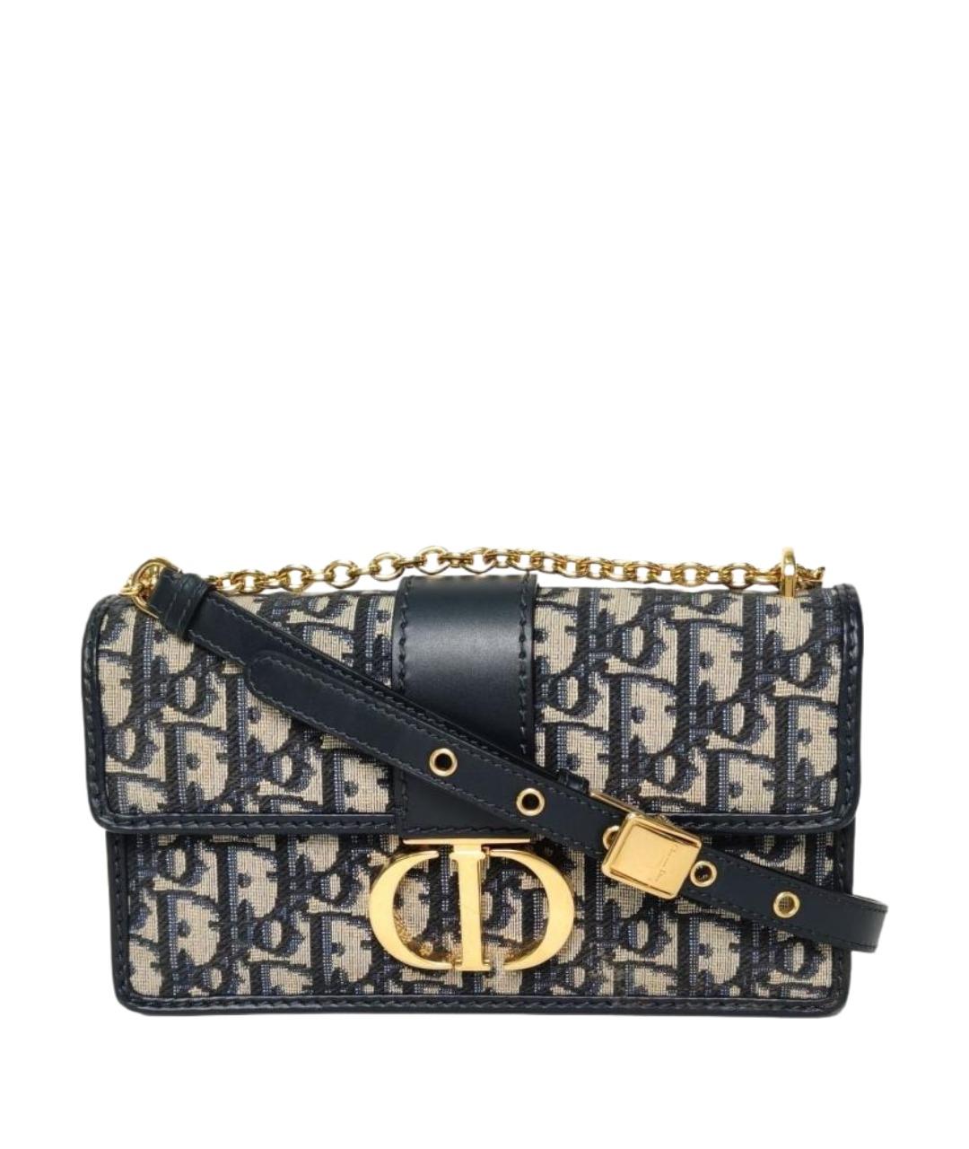CHRISTIAN DIOR Темно-синяя сумка через плечо, фото 1
