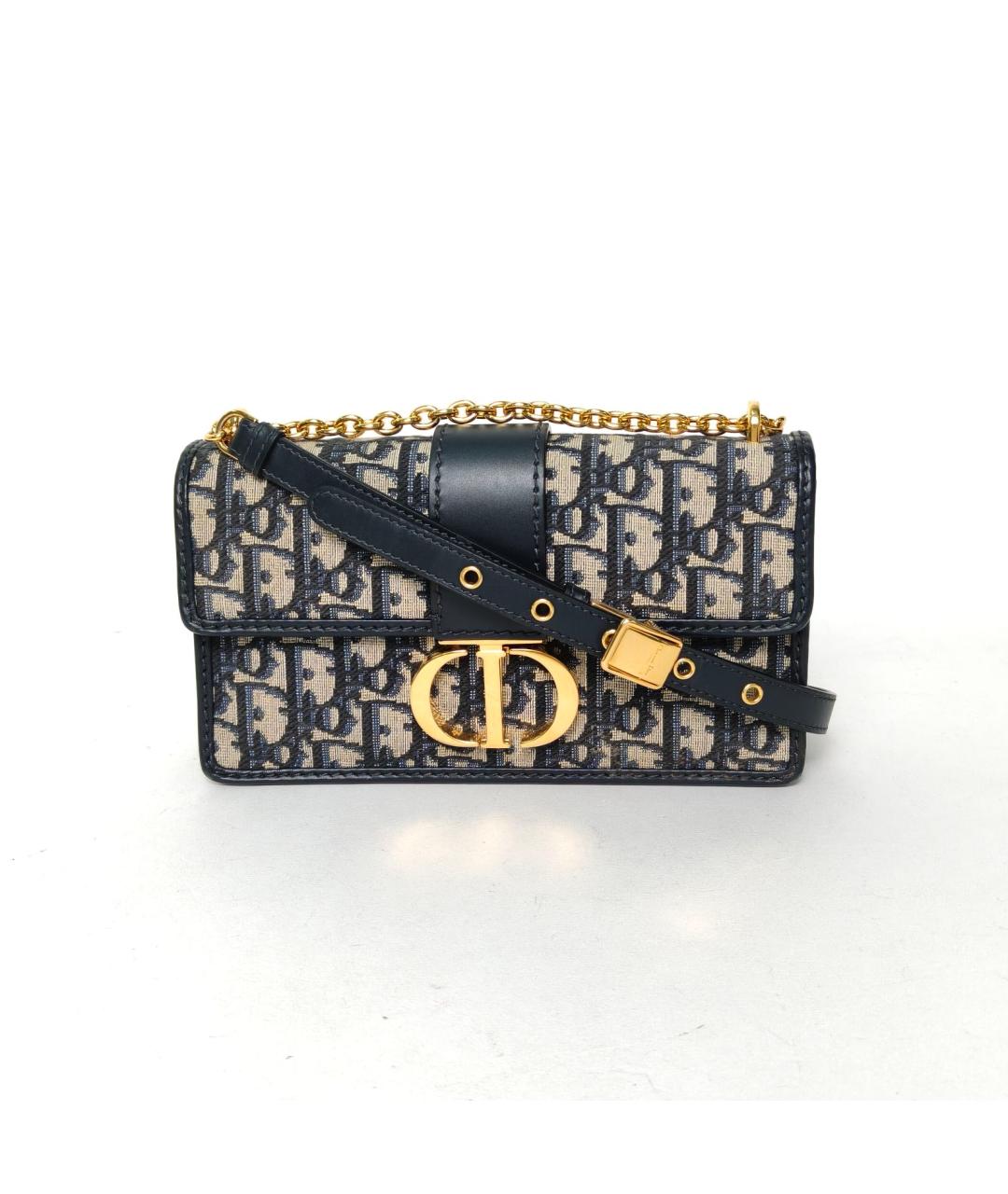 CHRISTIAN DIOR Темно-синяя сумка через плечо, фото 2