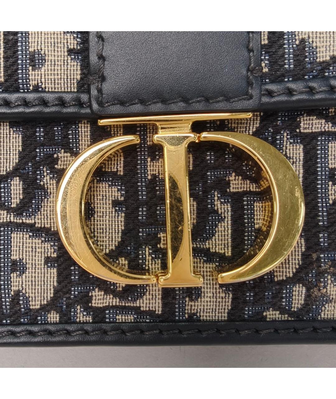 CHRISTIAN DIOR Темно-синяя сумка через плечо, фото 7