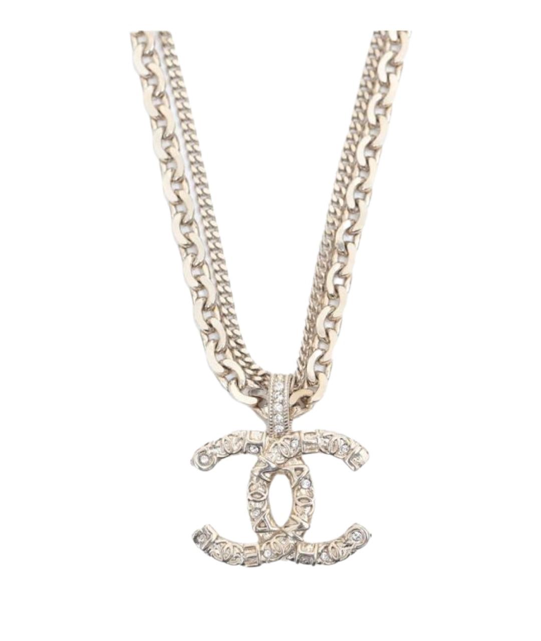 CHANEL Золотая металлическая подвеска, фото 1