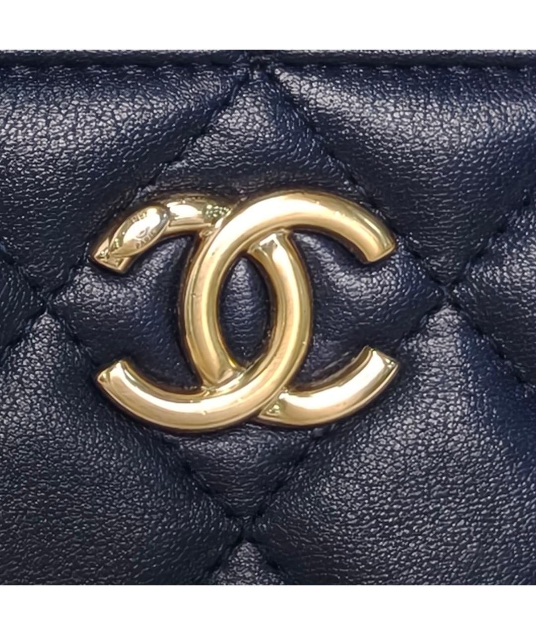 CHANEL Темно-синяя сумка через плечо, фото 7