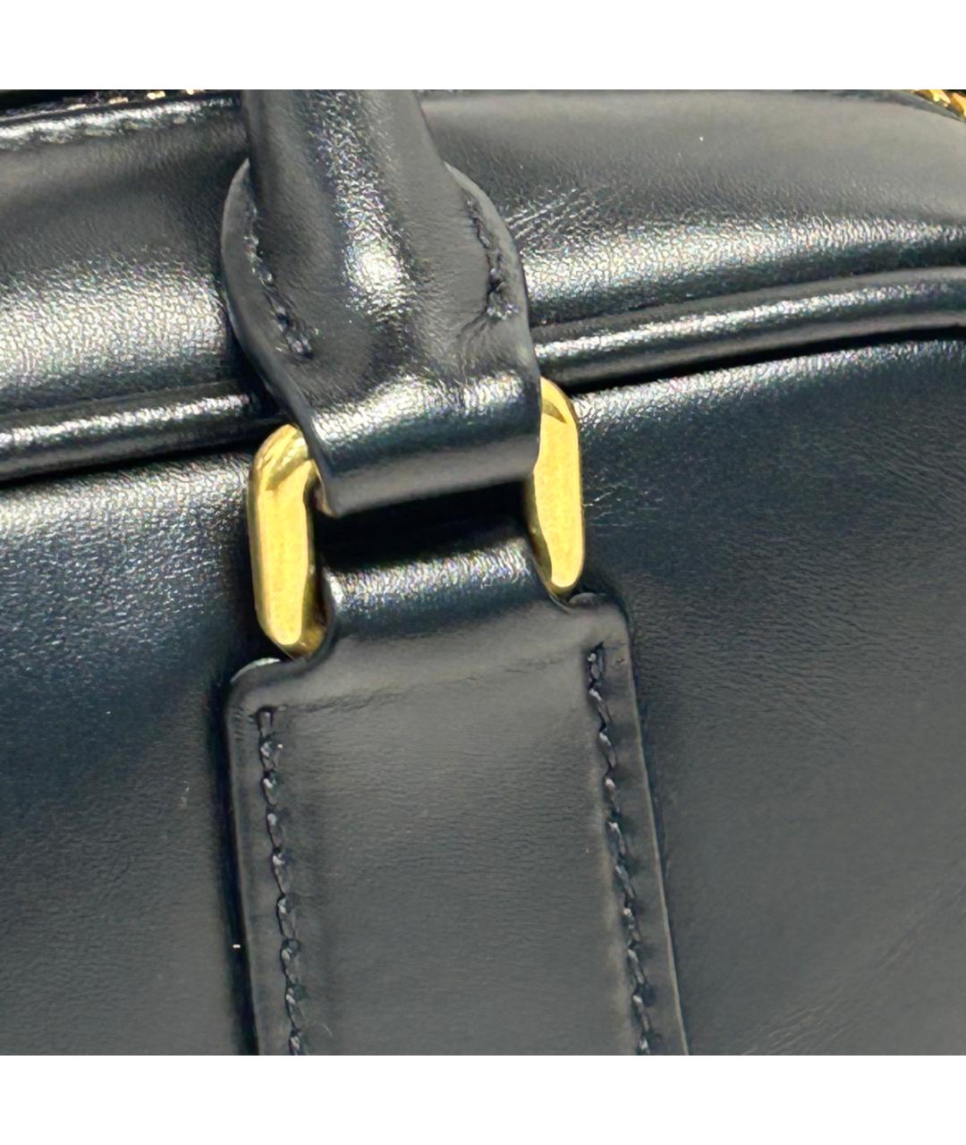 MIU MIU Черная кожаная сумка с короткими ручками, фото 9