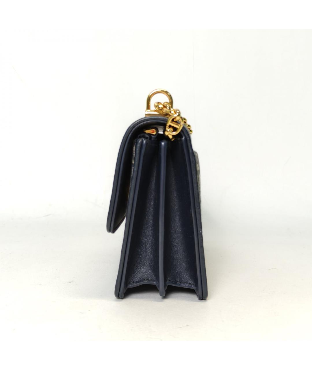 CHRISTIAN DIOR Темно-синяя сумка через плечо, фото 3