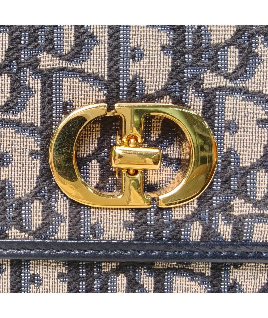 CHRISTIAN DIOR Темно-синяя сумка через плечо, фото 7