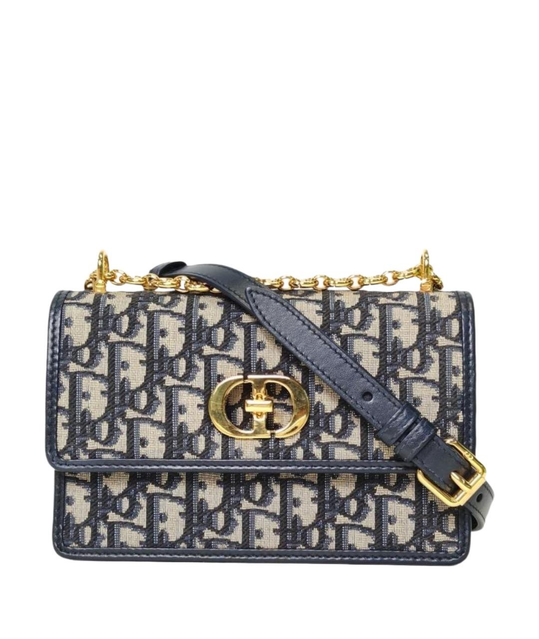 CHRISTIAN DIOR Темно-синяя сумка через плечо, фото 1