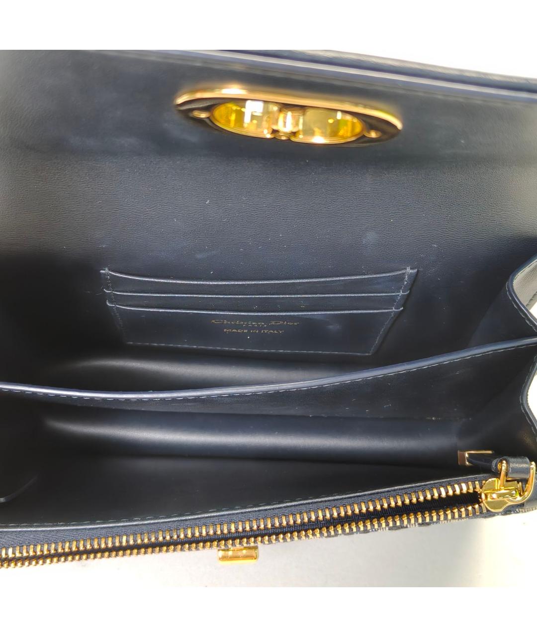 CHRISTIAN DIOR Темно-синяя сумка через плечо, фото 8