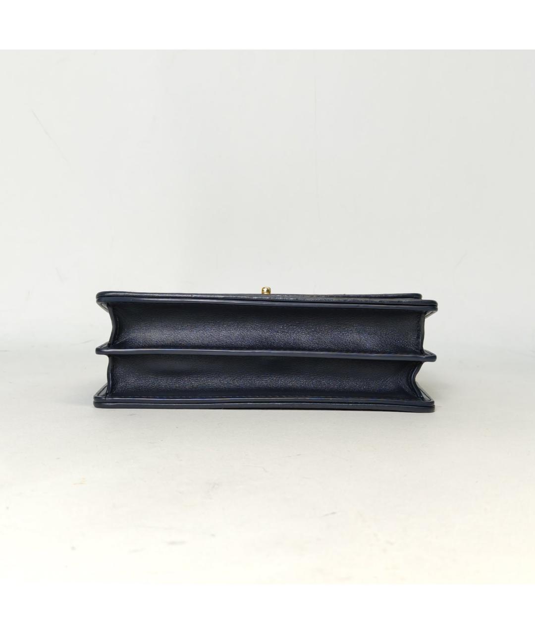 CHRISTIAN DIOR Темно-синяя сумка через плечо, фото 6