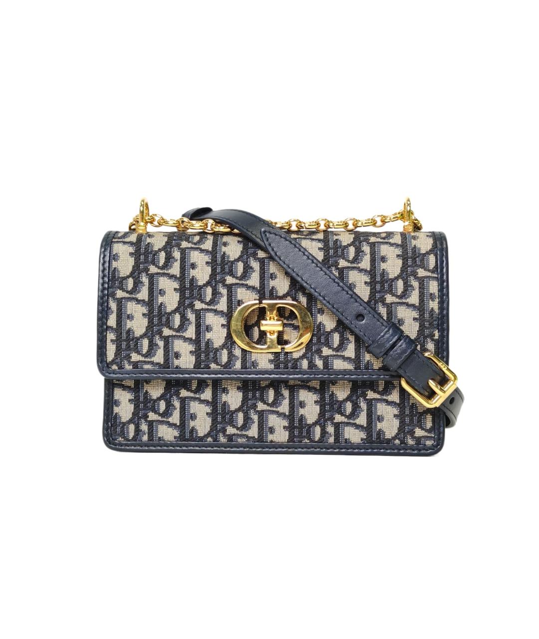 CHRISTIAN DIOR Темно-синяя сумка через плечо, фото 9