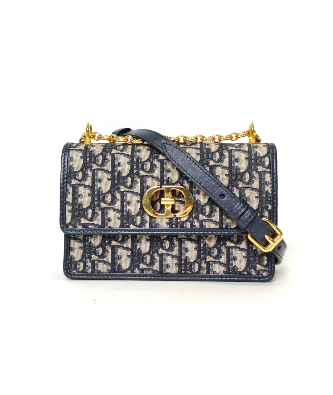 CHRISTIAN DIOR Темно-синяя сумка через плечо, фото 2