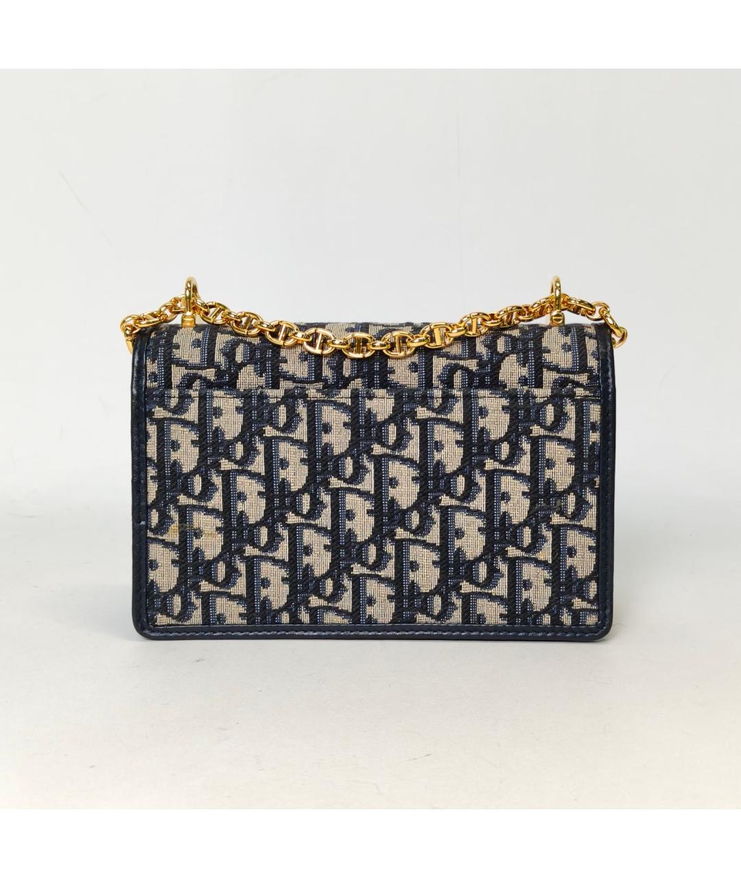 CHRISTIAN DIOR Темно-синяя сумка через плечо, фото 4