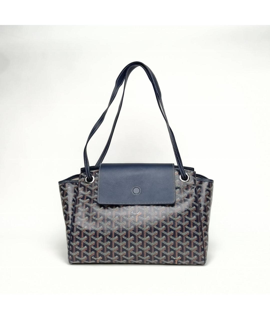 GOYARD Темно-синяя сумка через плечо, фото 2