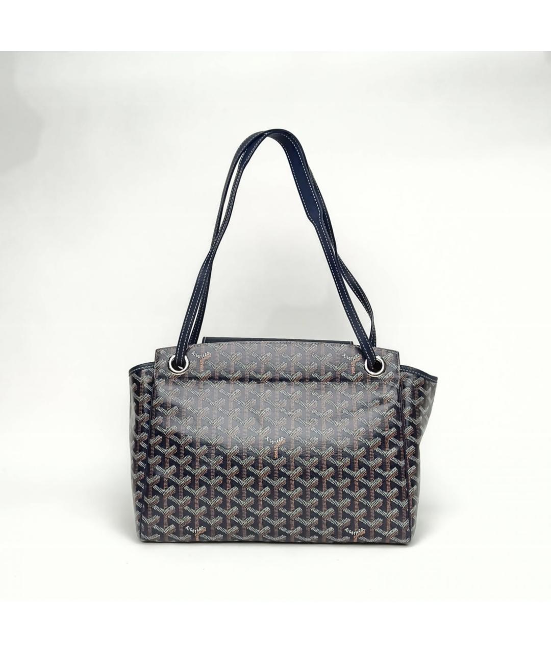 GOYARD Темно-синяя сумка через плечо, фото 4