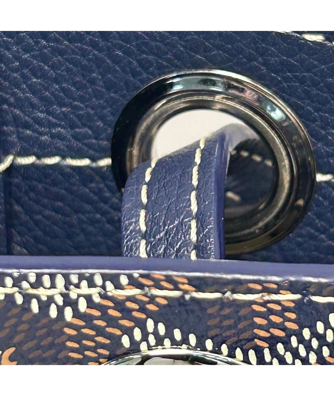 GOYARD Темно-синяя сумка через плечо, фото 9