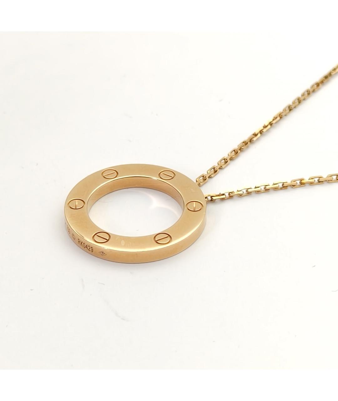 CARTIER Золотое колье из розового золота, фото 4