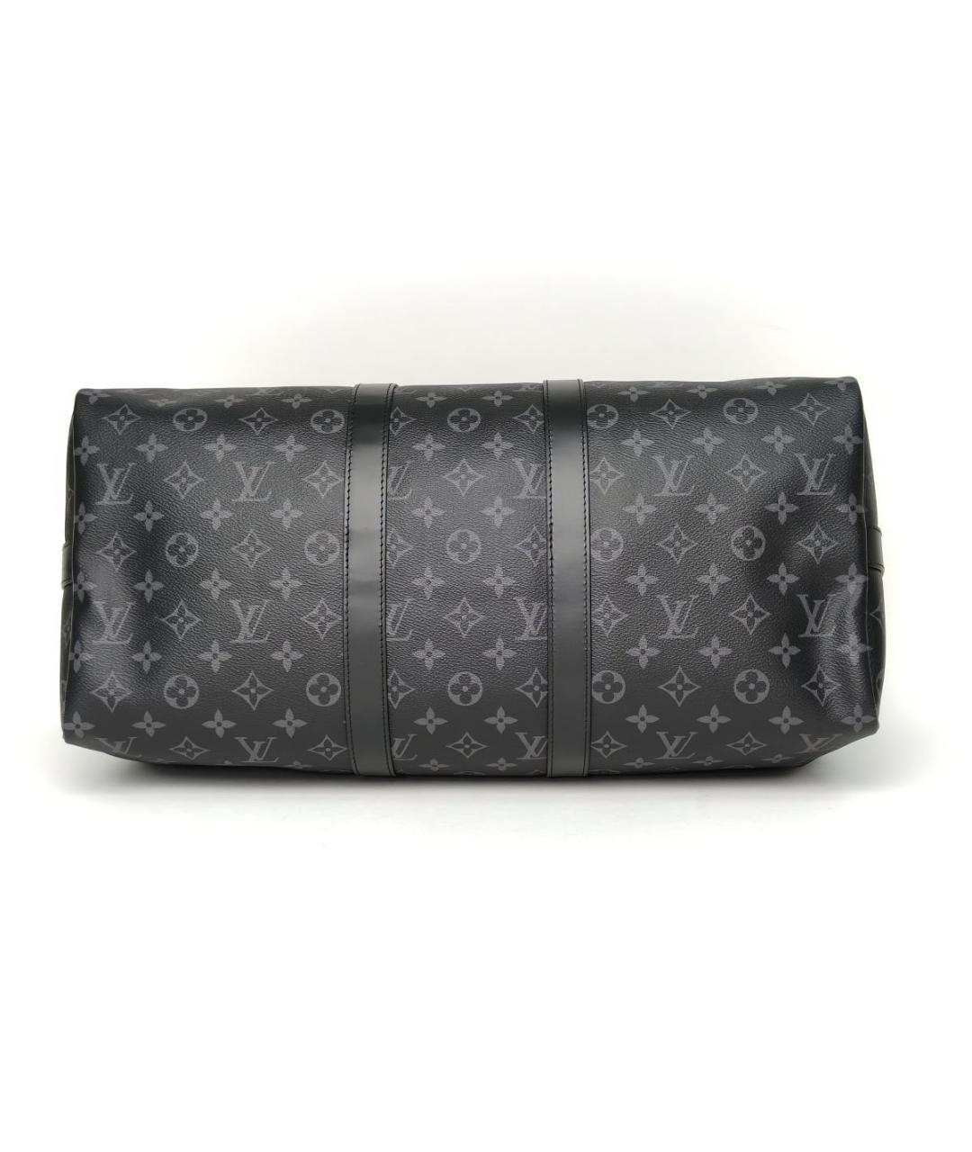 LOUIS VUITTON Черная дорожная/спортивная сумка, фото 4