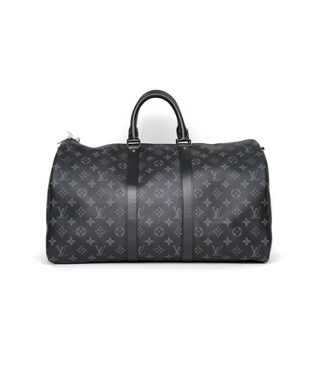 LOUIS VUITTON Черная дорожная/спортивная сумка, фото 7