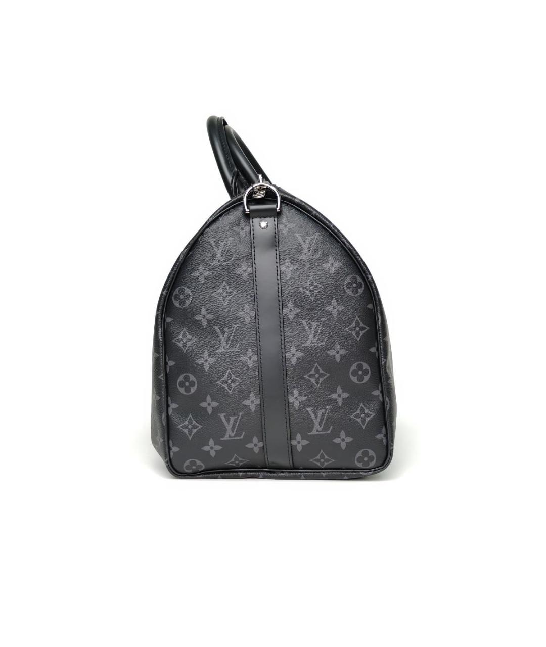 LOUIS VUITTON Черная дорожная/спортивная сумка, фото 3