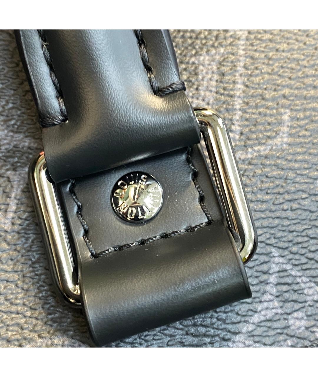 LOUIS VUITTON Черная дорожная/спортивная сумка, фото 9