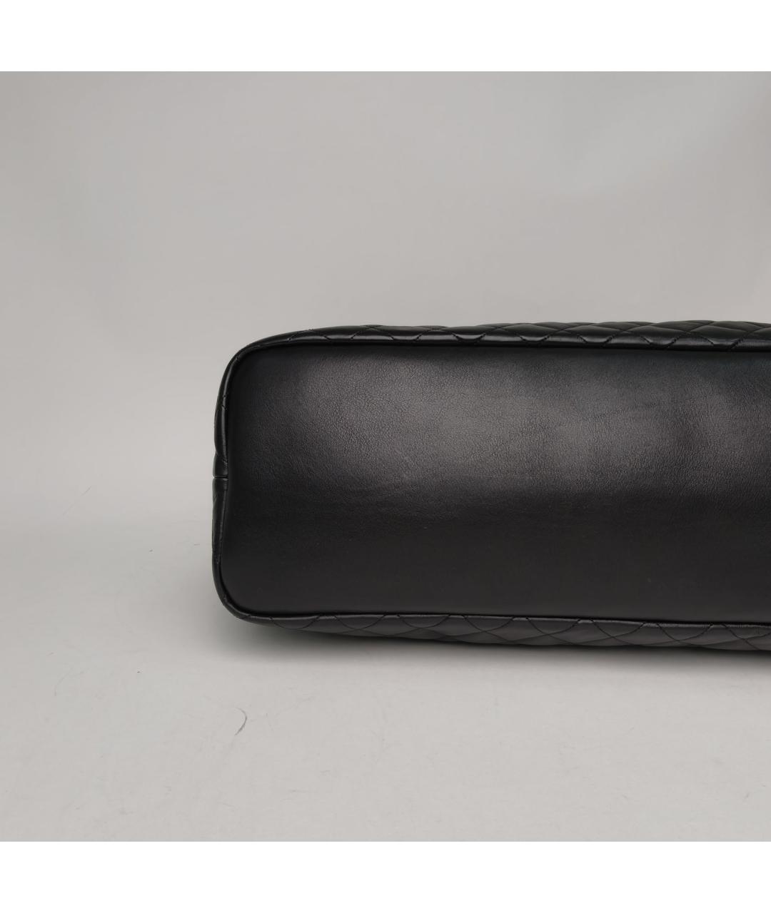 SAINT LAURENT Черная кожаная сумка через плечо, фото 2