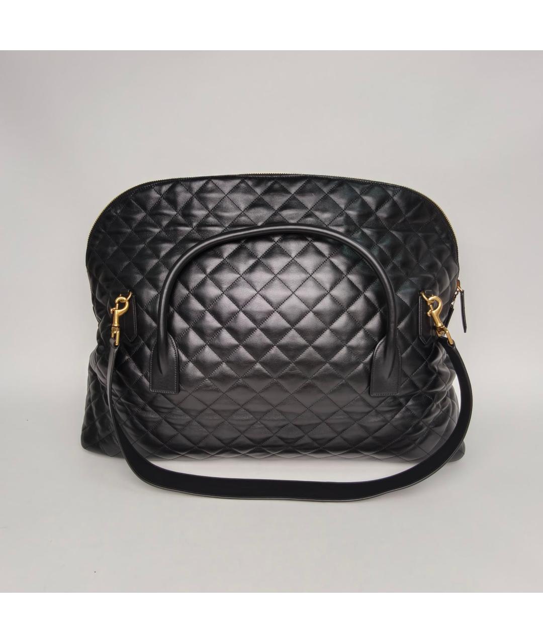 SAINT LAURENT Черная кожаная сумка через плечо, фото 4