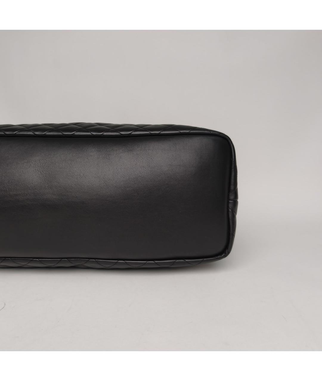 SAINT LAURENT Черная кожаная сумка через плечо, фото 5