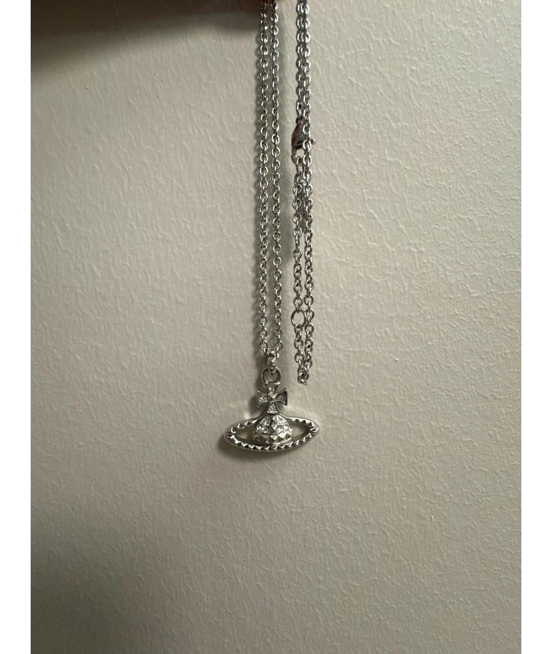 VIVIENNE WESTWOOD Серебряное латунное колье, фото 3