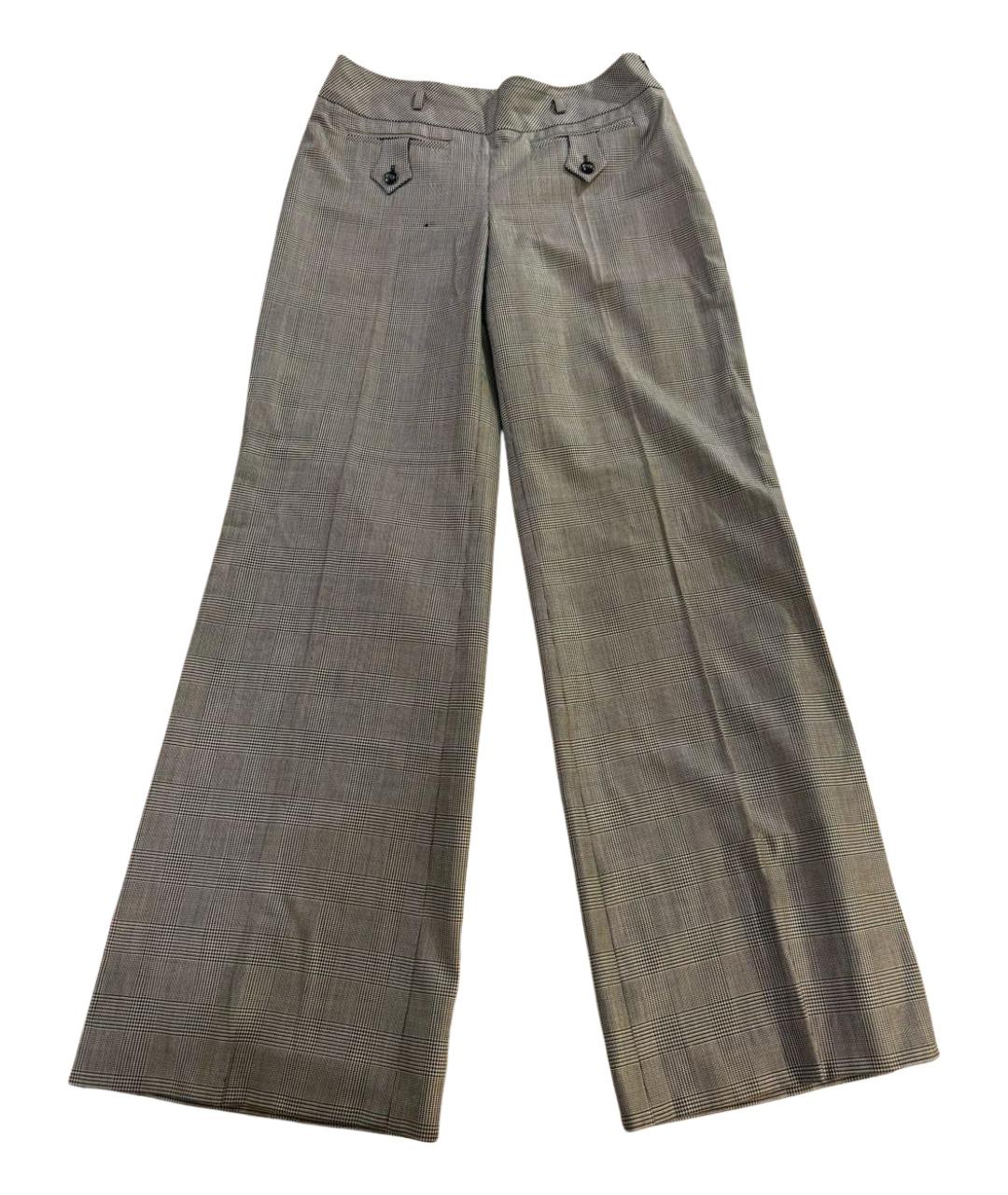 ESCADA Серые шерстяные брюки широкие, фото 1