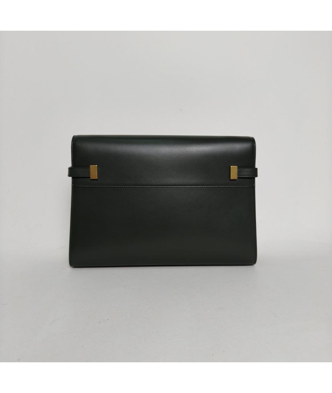 SAINT LAURENT Черная кожаная сумка через плечо, фото 4