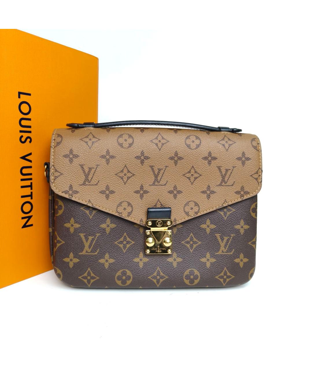 LOUIS VUITTON Коричневая сумка через плечо, фото 9